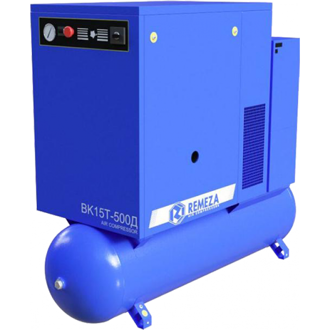 Компрессор REMEZA ВК15Т-16-500Д2 (УТ-00004303) Винтовой ременной масляный 11 585 380 BK15T-16-500D2