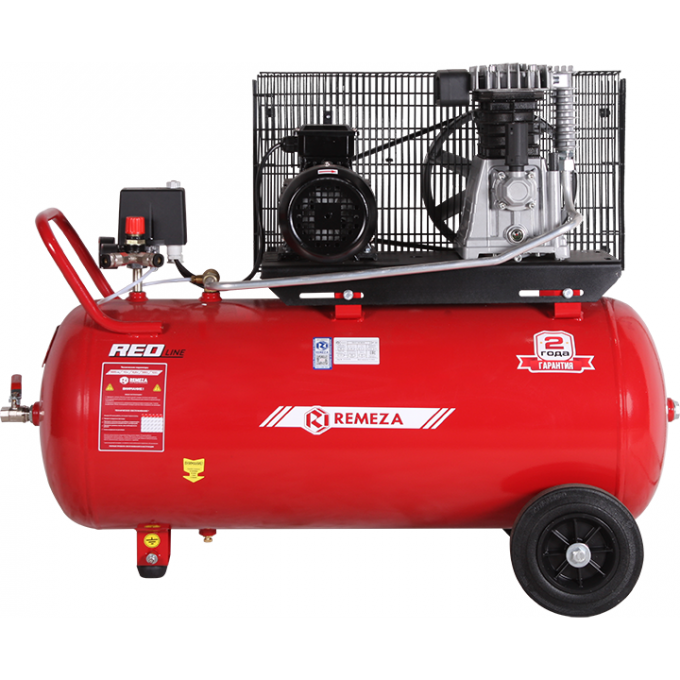 Компрессор REMEZA с горизонтальным расположением ресивера СБ4/С-100.АВ365 2,2 90 380 CB4/C-100.AB365