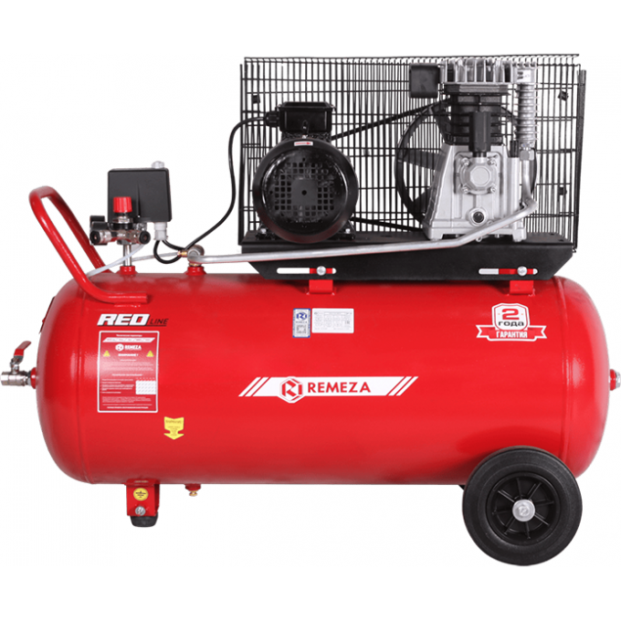 Компрессор REMEZA с горизонтальным расположением ресивера СБ4/С-100.АВ470 3 103 380 CB4/C-100.AB470