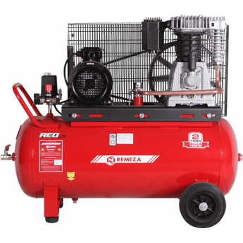 Компрессор REMEZA с горизонтальным расположением ресивера СБ4/С-100.АВ790 175 380