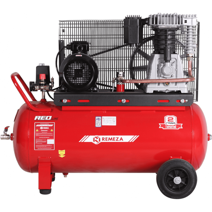 Компрессор REMEZA с горизонтальным расположением ресивера СБ4/С-100.АВ790 175 380 CB4/C-100.AB790